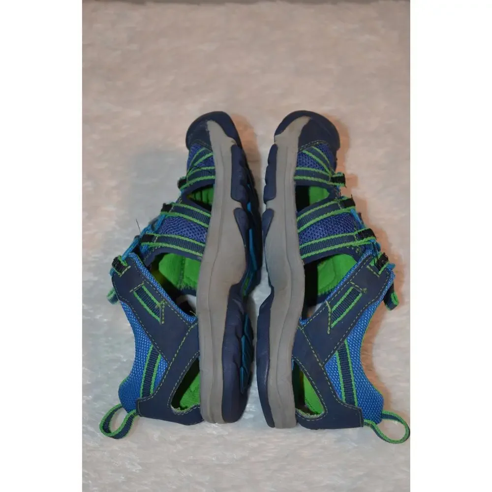 Treva Kids Manatee Sports Sandals Blue and Green Size 13 - Picture 6 of 6